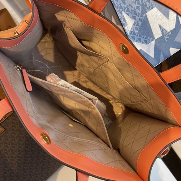 Michael Kors Kenly Large NS Tote Sherbert Multi - Picture 3 of 16